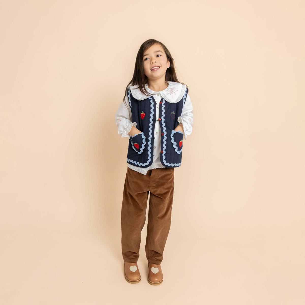 Flöss-Girl Hannah Vest New Navy
