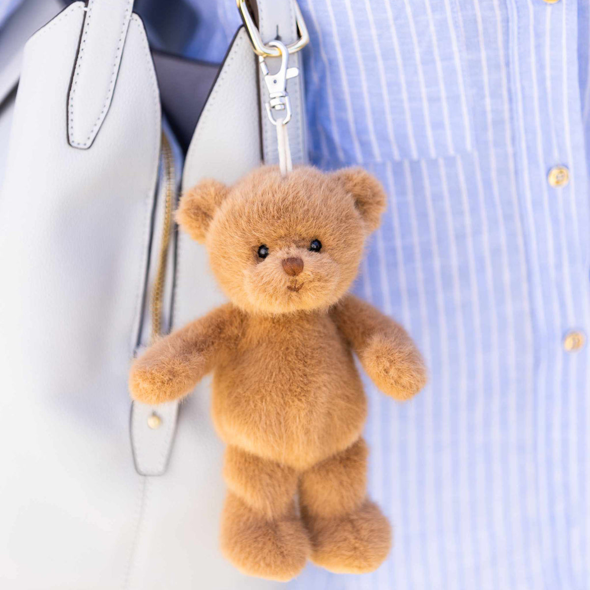 Bukowski Bears-Happy Mavi Bag Charm XL