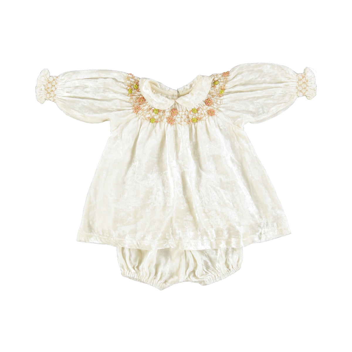 Bebe Organic-Harriet Baby Set Snowwhite Blooms