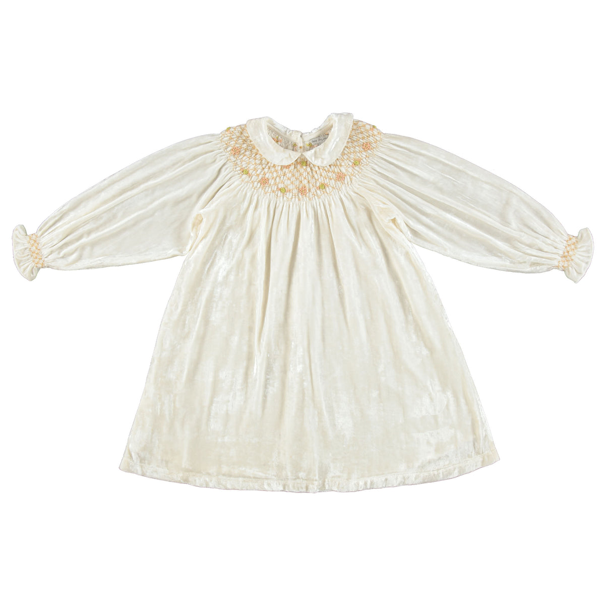 Bebe Organic-Harriet Dress Snowwhite Blooms