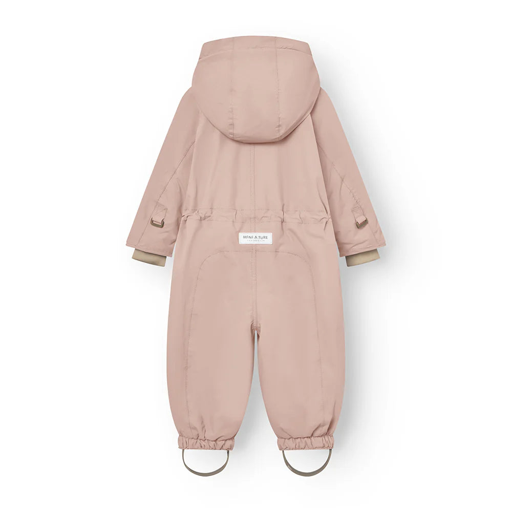 MATWISTI fleece lined snowsuit. GRS-3110 Adobe rose