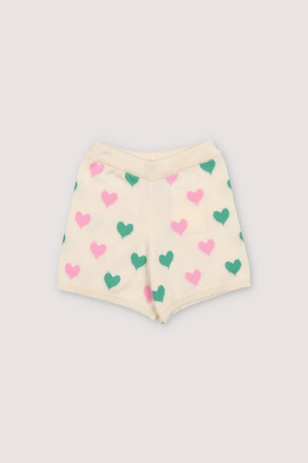 The New Society-Oia Short Love Motif Multicolor