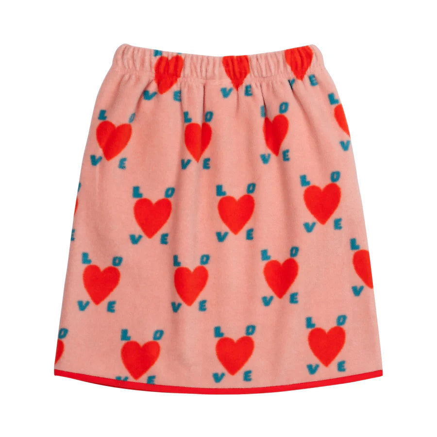 Love Fleece Skirts-Pink