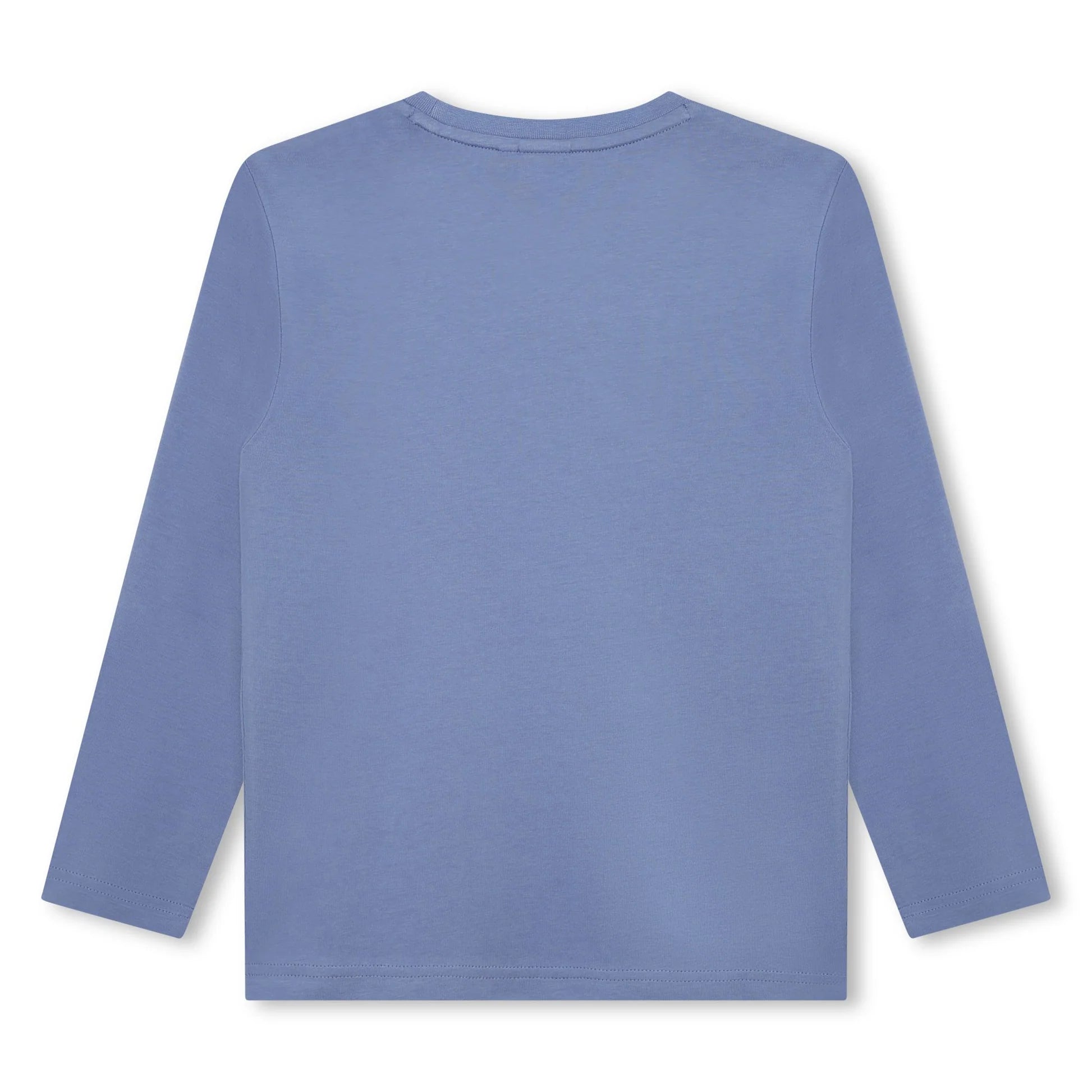 MINI ME LS TEE LOGO-BLUE