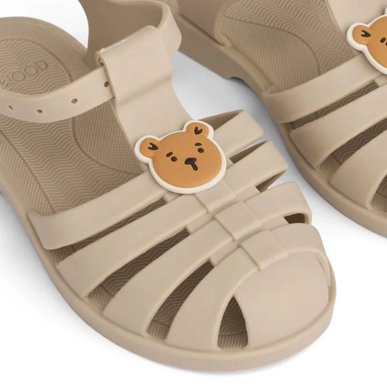 Liewood-Bre Sandals with Charms Bear / sandy