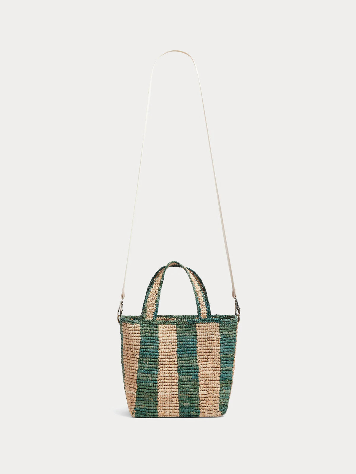 Bonpoint-Cabas striped bag in raffia