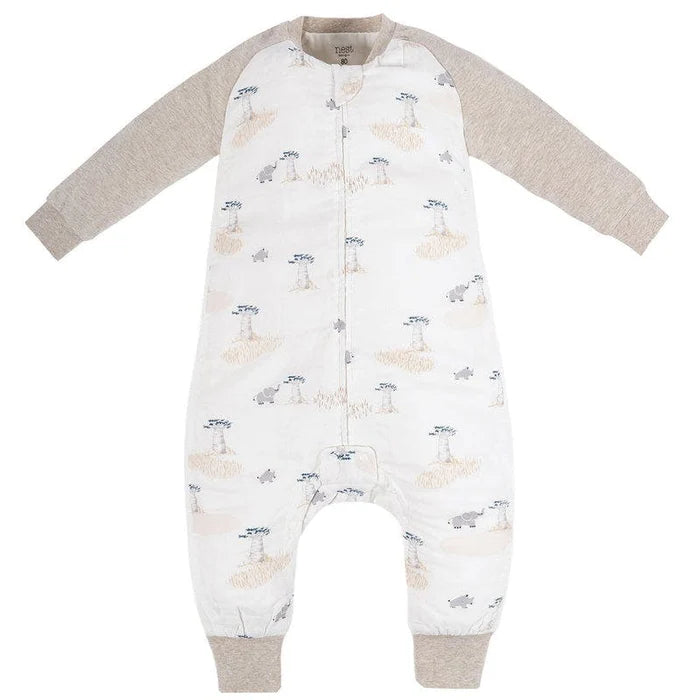 Long Sleeve Footed Sleep Bag 1.0 TOG - Baby Baobabs