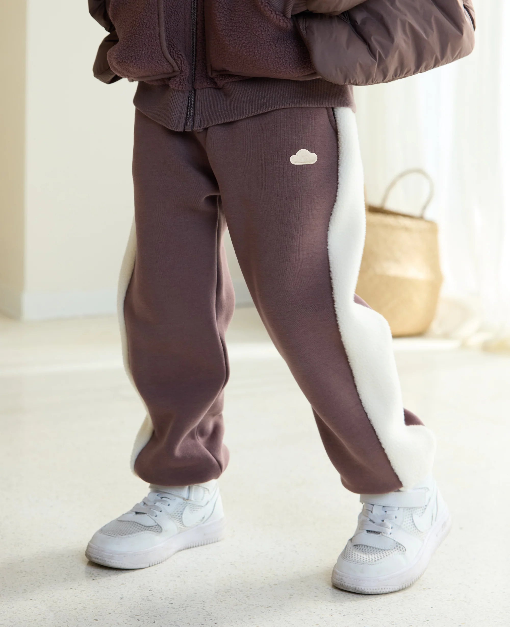 Fleece Jogger - Walnut