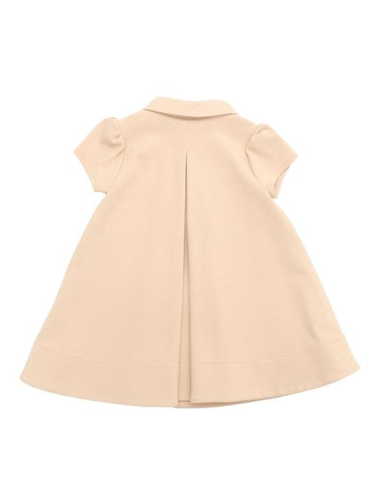 BABY GIRL SS RUFFLED DRESS WITH FF DETAIL