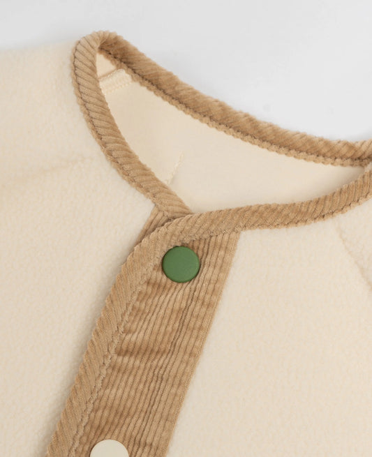 Corduroy Fleece Jacket - Walnut