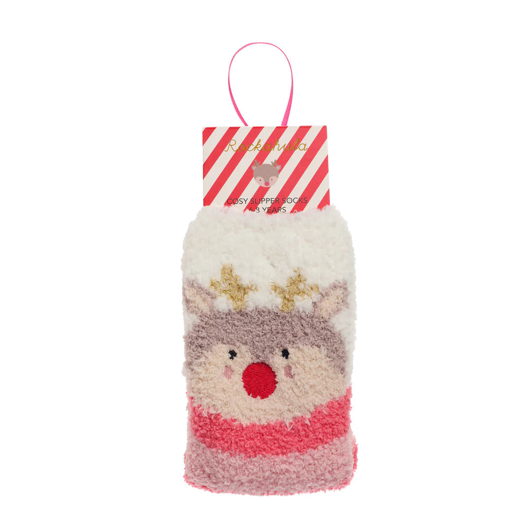 Rockahula Kids-Reindeer Cosy Slipper Socks