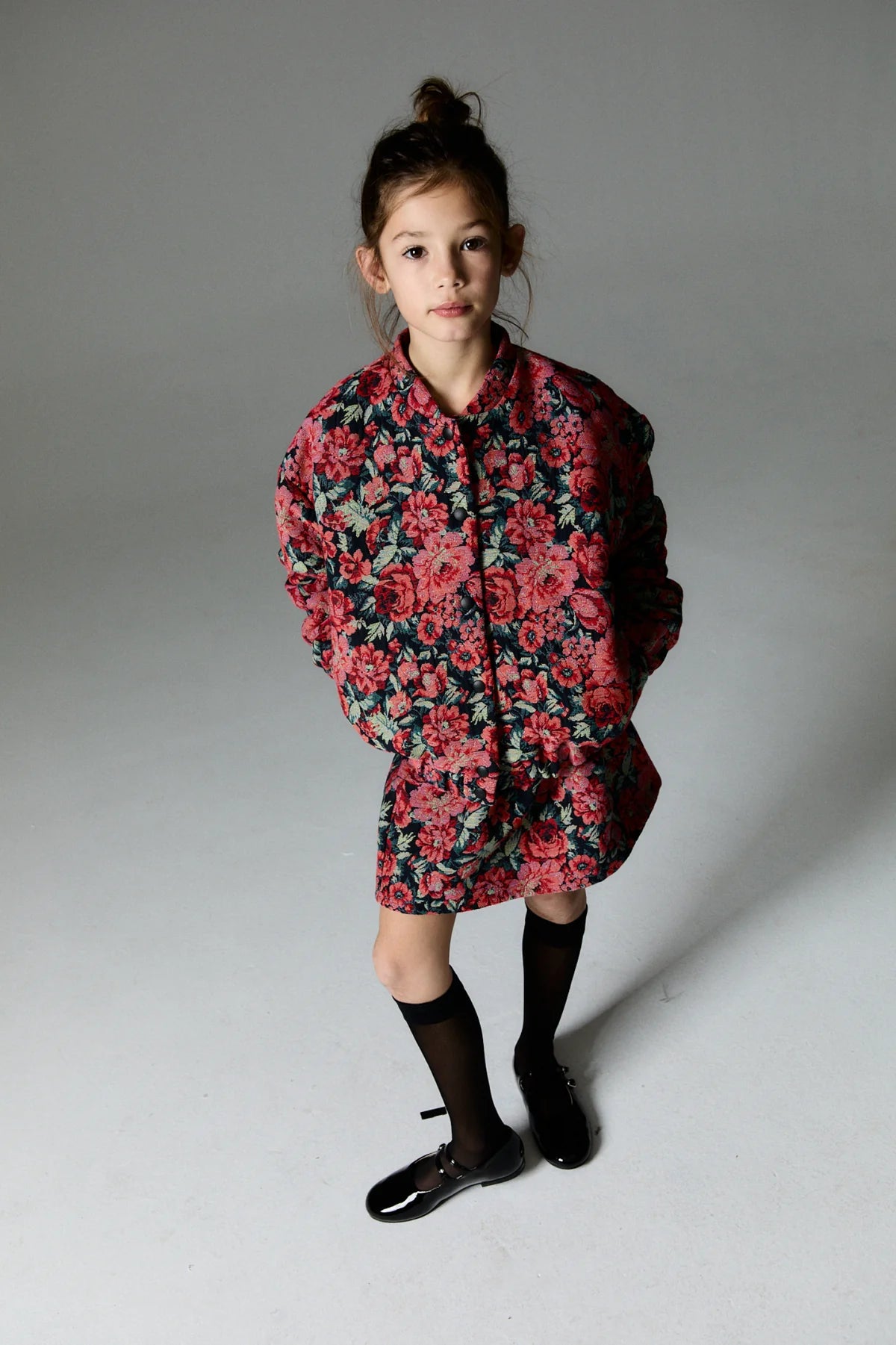 Damascena Jacket-Roses Tapestry