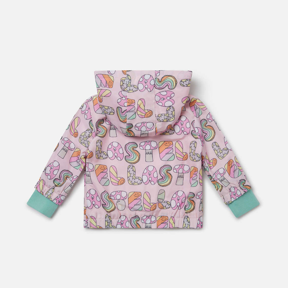 Stella Mccartney Kids-Stella Woodland Lettering Hooded Raincoat