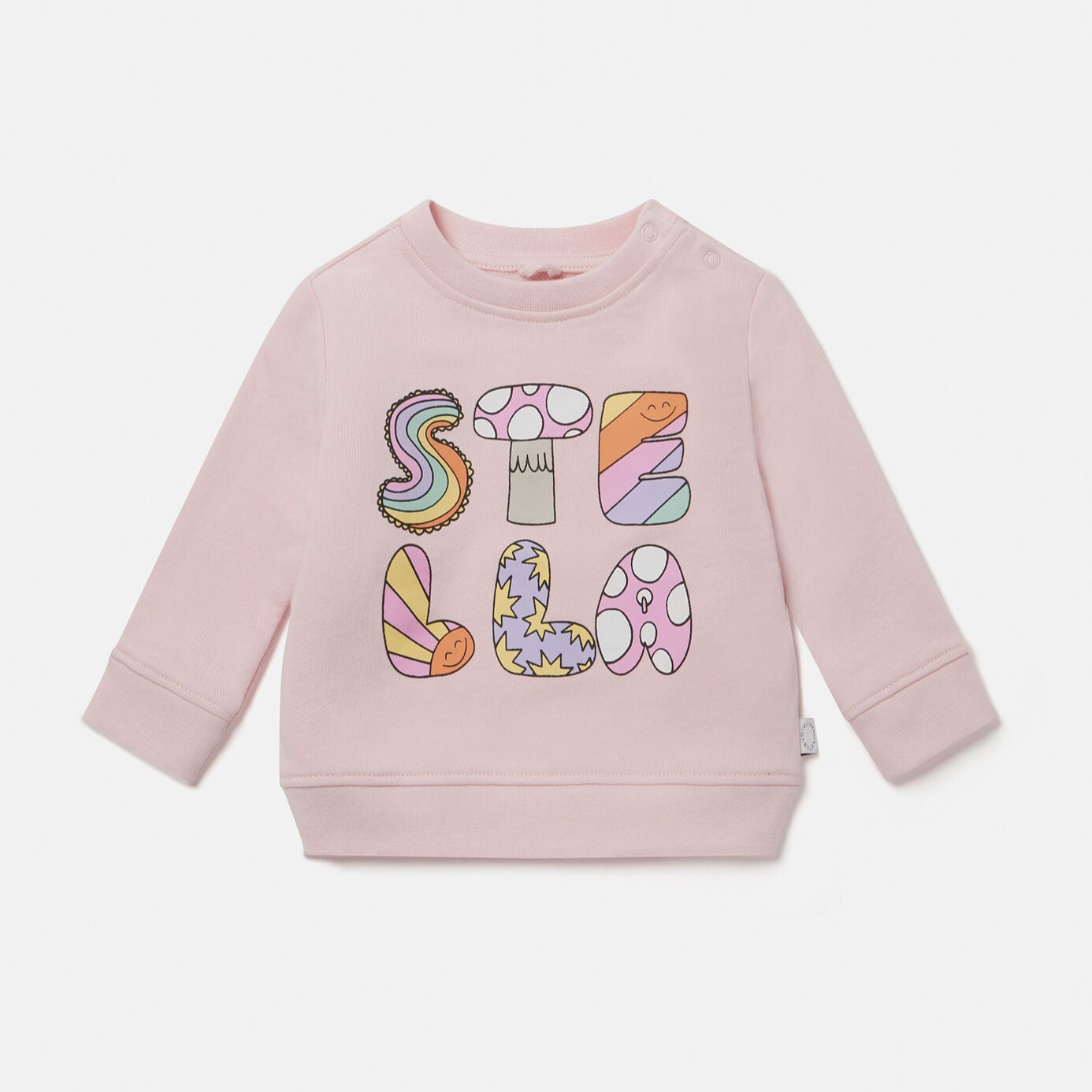 Stella Mccartney Kids-Stella Woodland Lettering Crewneck Sweatshirt