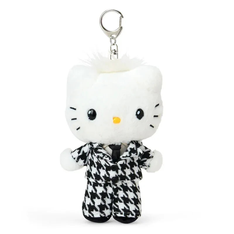 Sanrio-Dear Daniel Plush Mascot Keychain (Monochrome Birthday Twins Series)