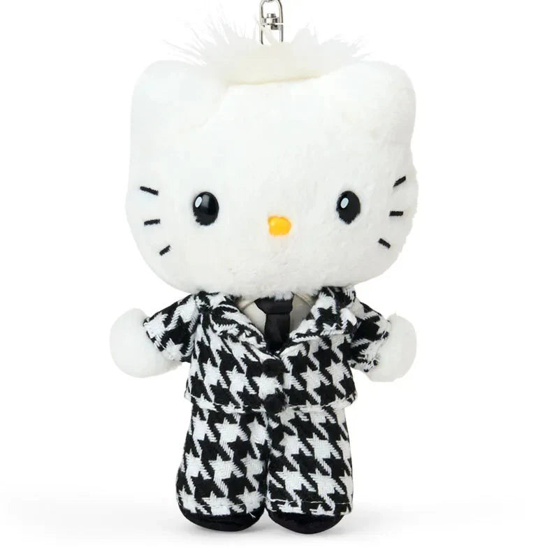 Sanrio-Dear Daniel Plush Mascot Keychain (Monochrome Birthday Twins Series)