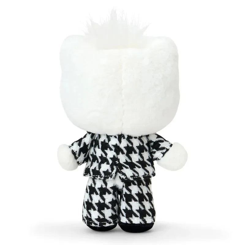 Sanrio-Dear Daniel Plush Mascot Keychain (Monochrome Birthday Twins Series)