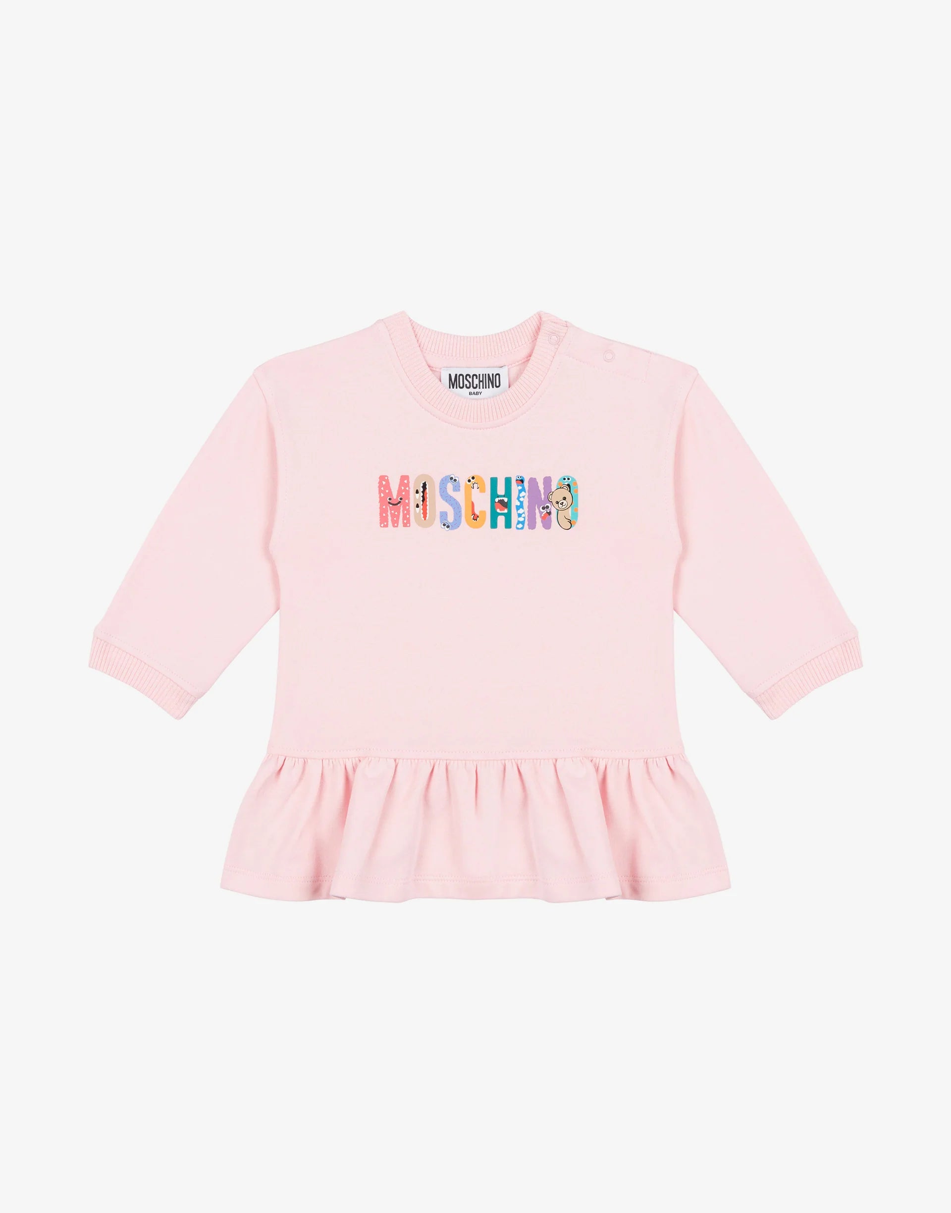 Moschino-Baby Girls Sugar Rose Logo Dress