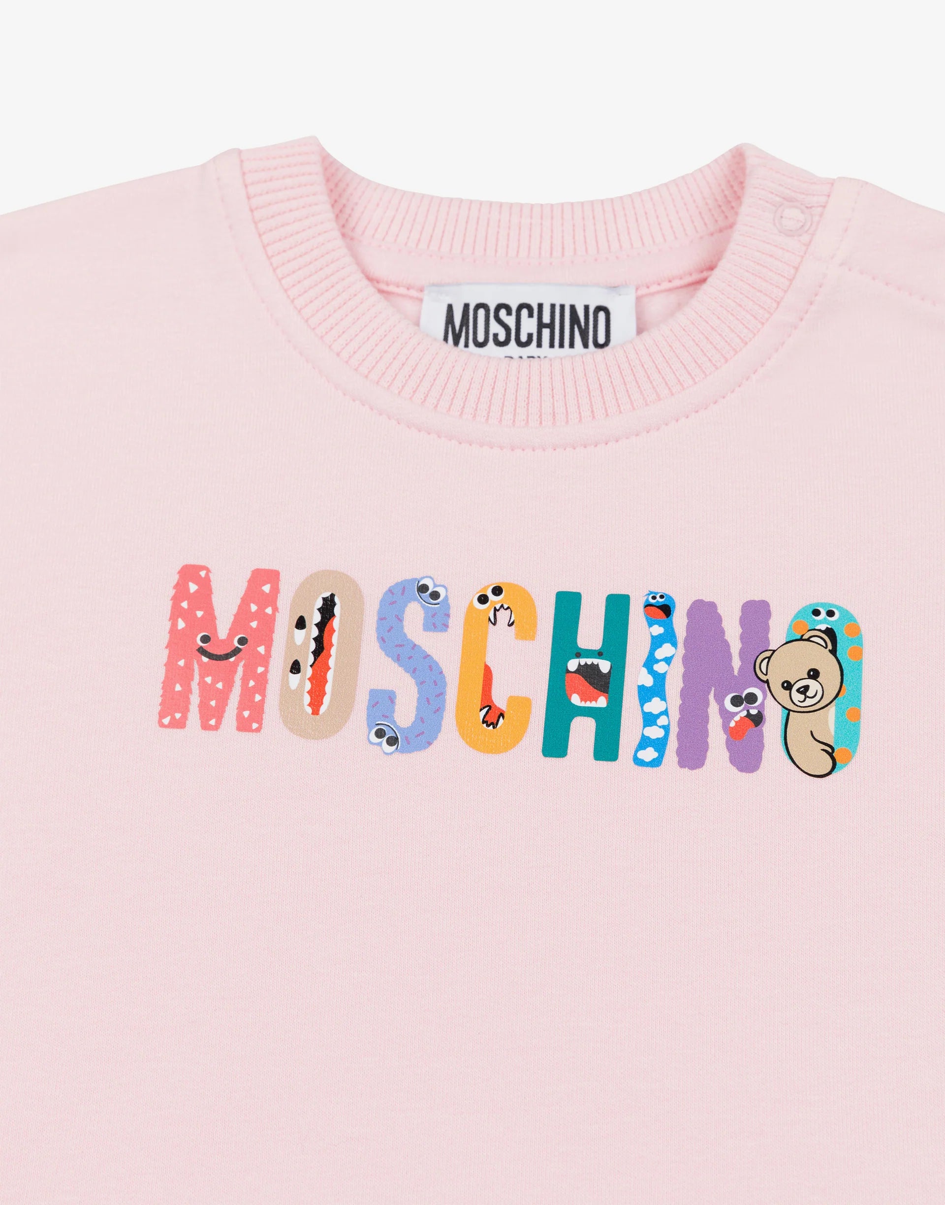 Moschino-Baby Girls Sugar Rose Logo Dress