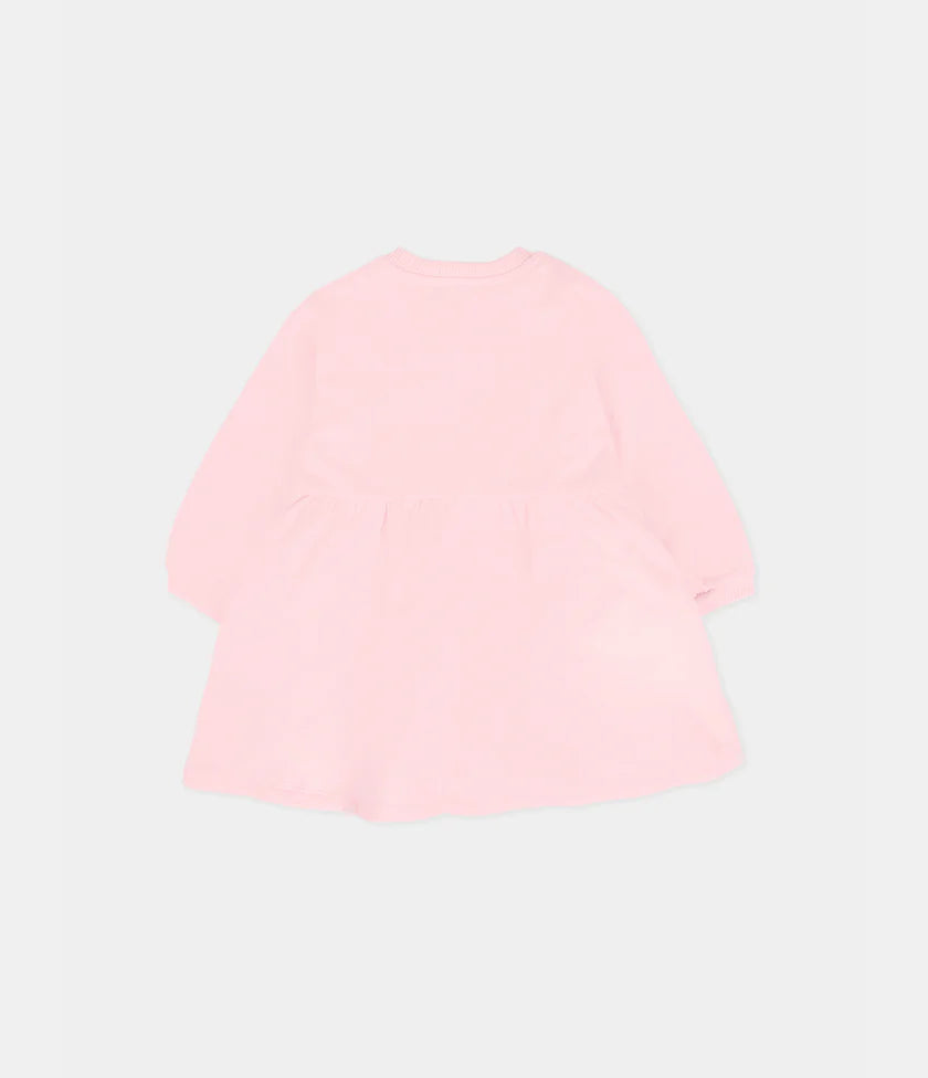 Moschino-Baby Girls Sugar Rose Teddy Bear Logo Dress