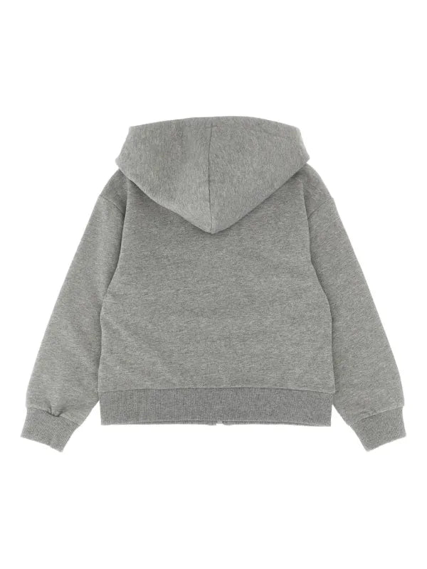 Moschino-Kids Grey Hooded Tracksuit
