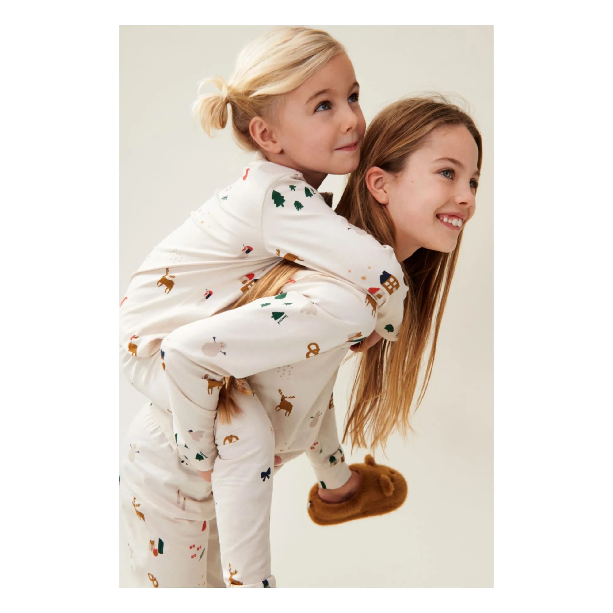 Liewood-Wilhelm Printed Pyjamas Set Holiday/Sandy-C4448