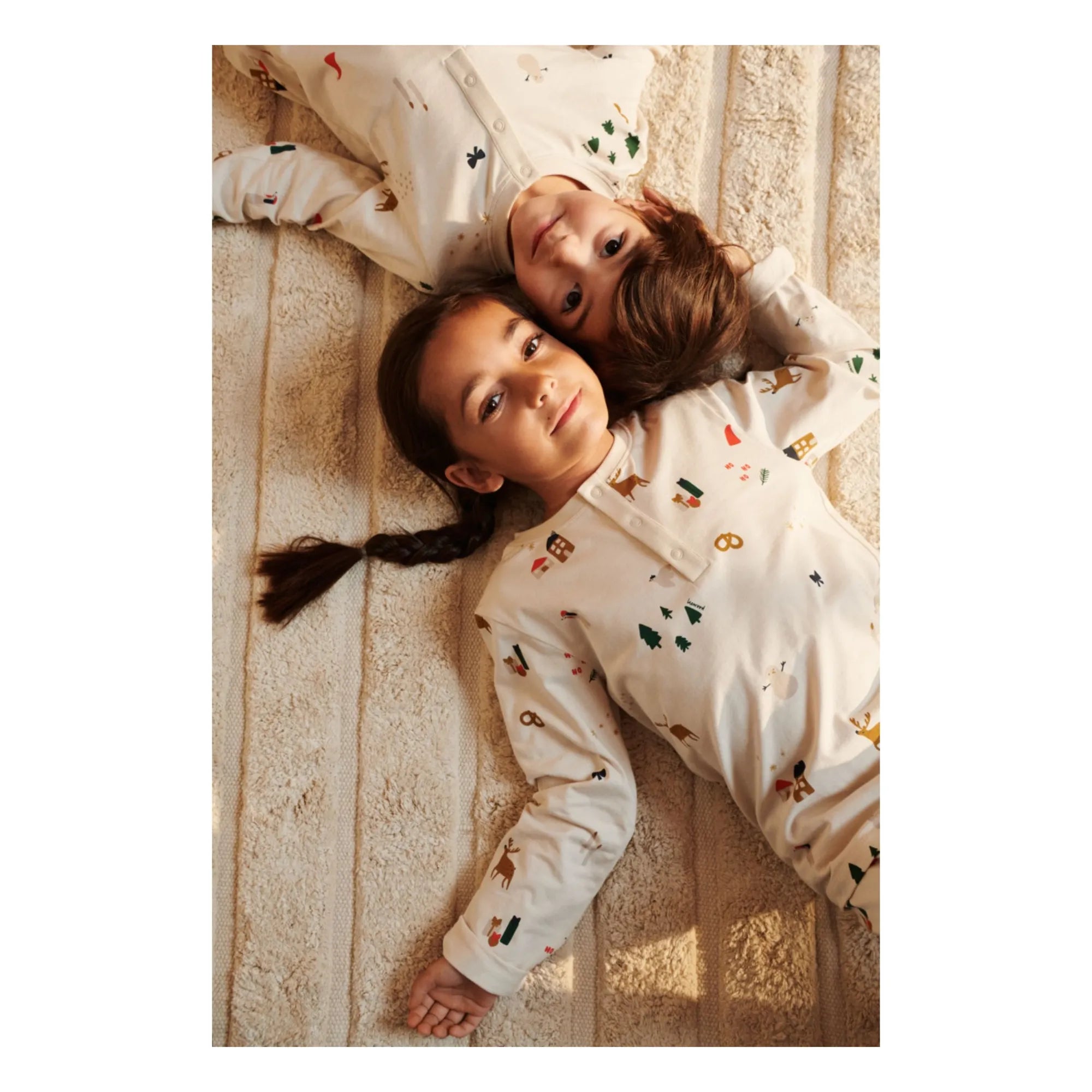 Liewood-Wilhelm Printed Pyjamas Set Holiday/Sandy-C4448