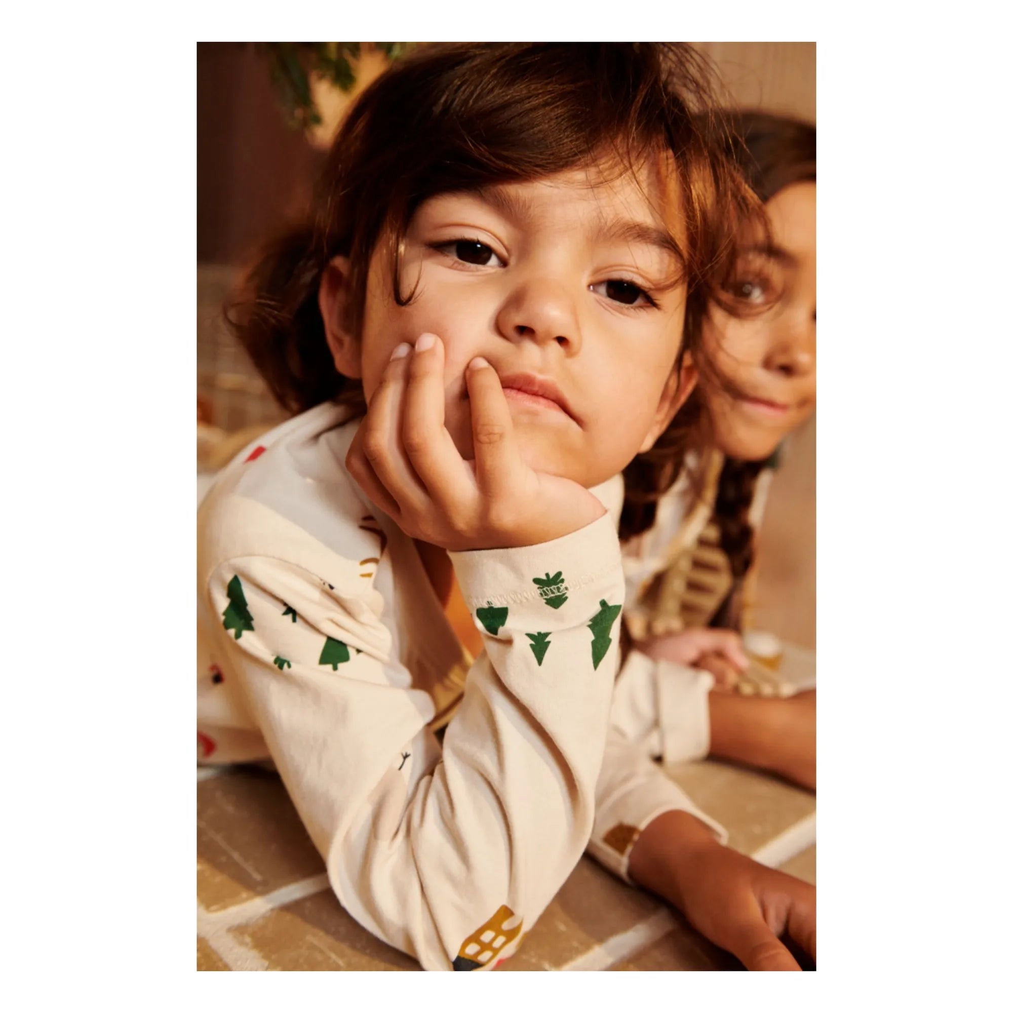 Liewood-Wilhelm Printed Pyjamas Set Holiday/Sandy-C4448