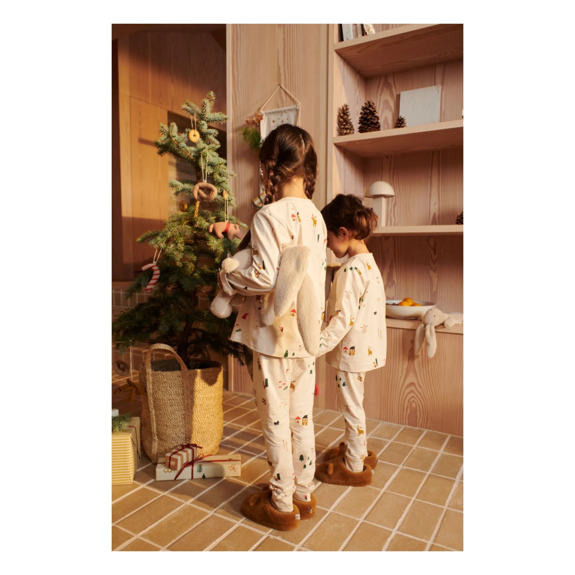 Liewood-Wilhelm Printed Pyjamas Set Holiday/Sandy-C4448