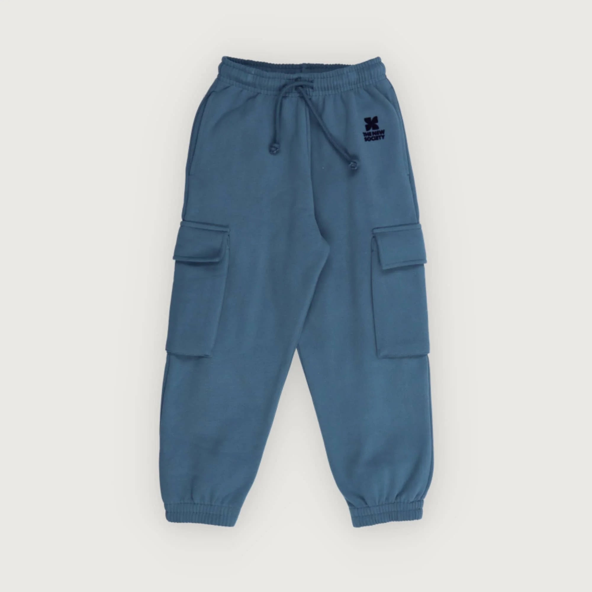 The New Society-TNS Logo Cargo Jogging Void Blue-C3588