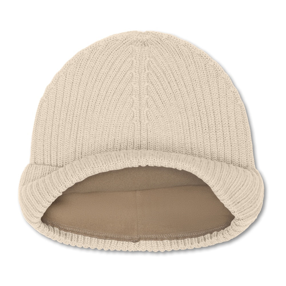 MATBOJE fleece lined beanie 1054 Angora cream