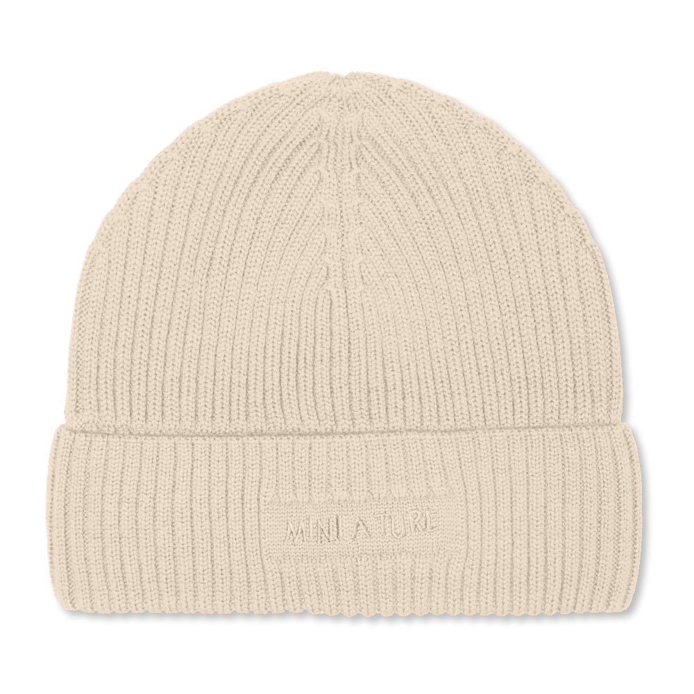 MATBOJE fleece lined beanie 1054 Angora cream