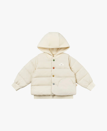 Down Fleece Jacket - Cloud