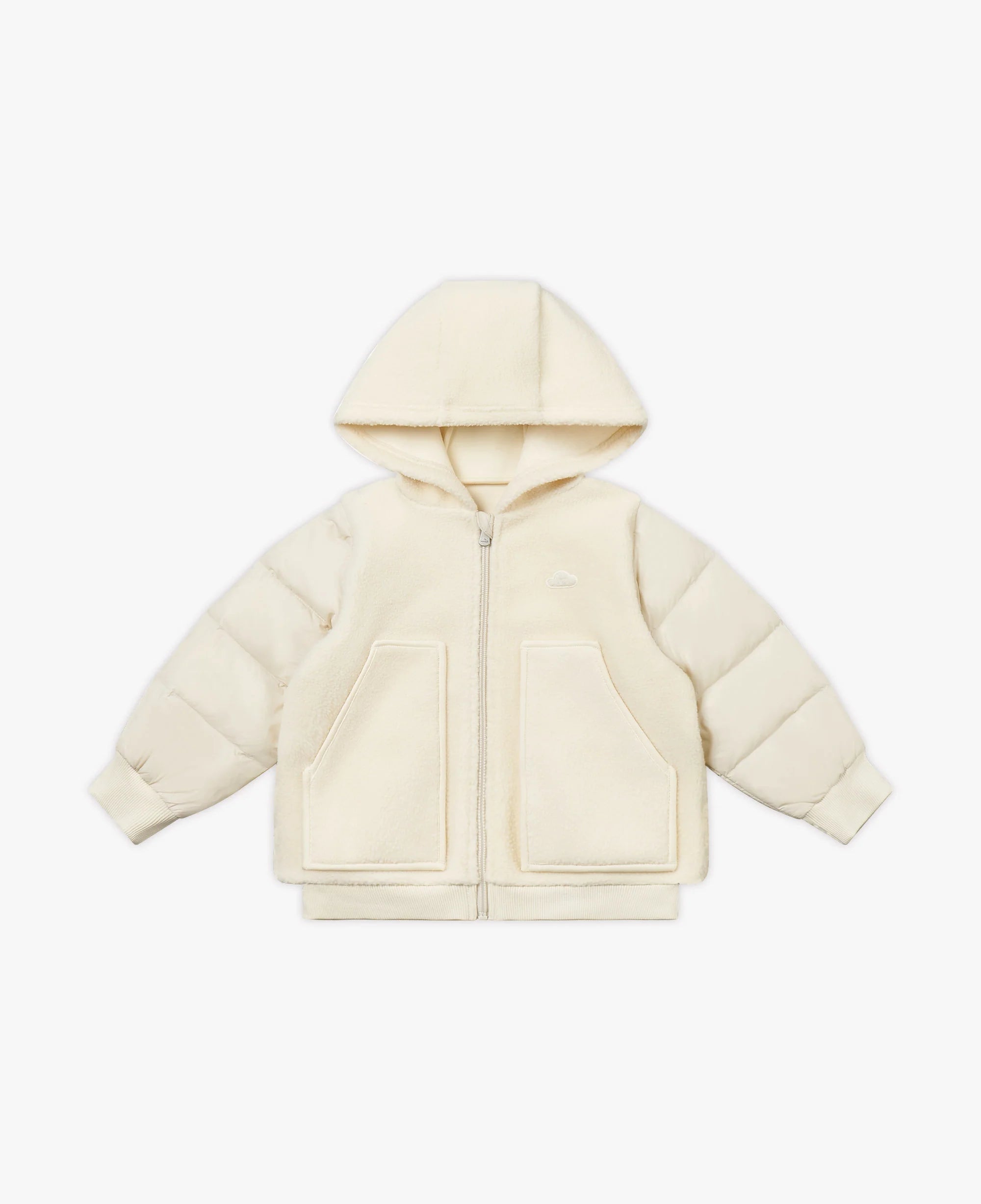 Down Fleece Jacket - Cloud