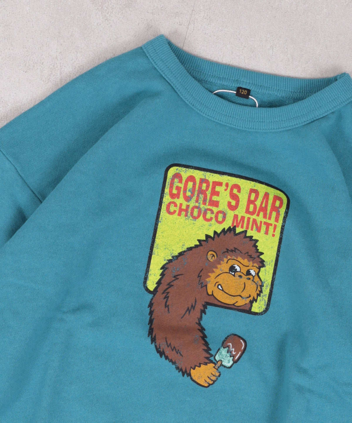 Markey's-Print Crew Neck Sweatshirt Emerald
