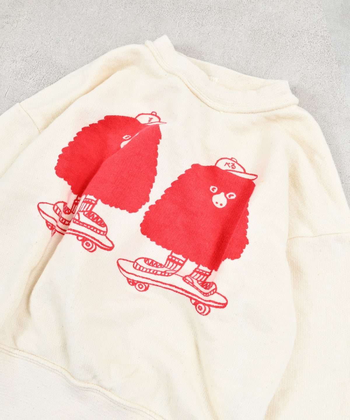 Markey's-Illustration Sweatshirt Natural