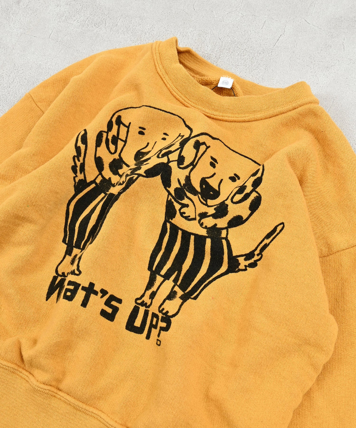 Markey's-Illustration Sweatshirt Mustard