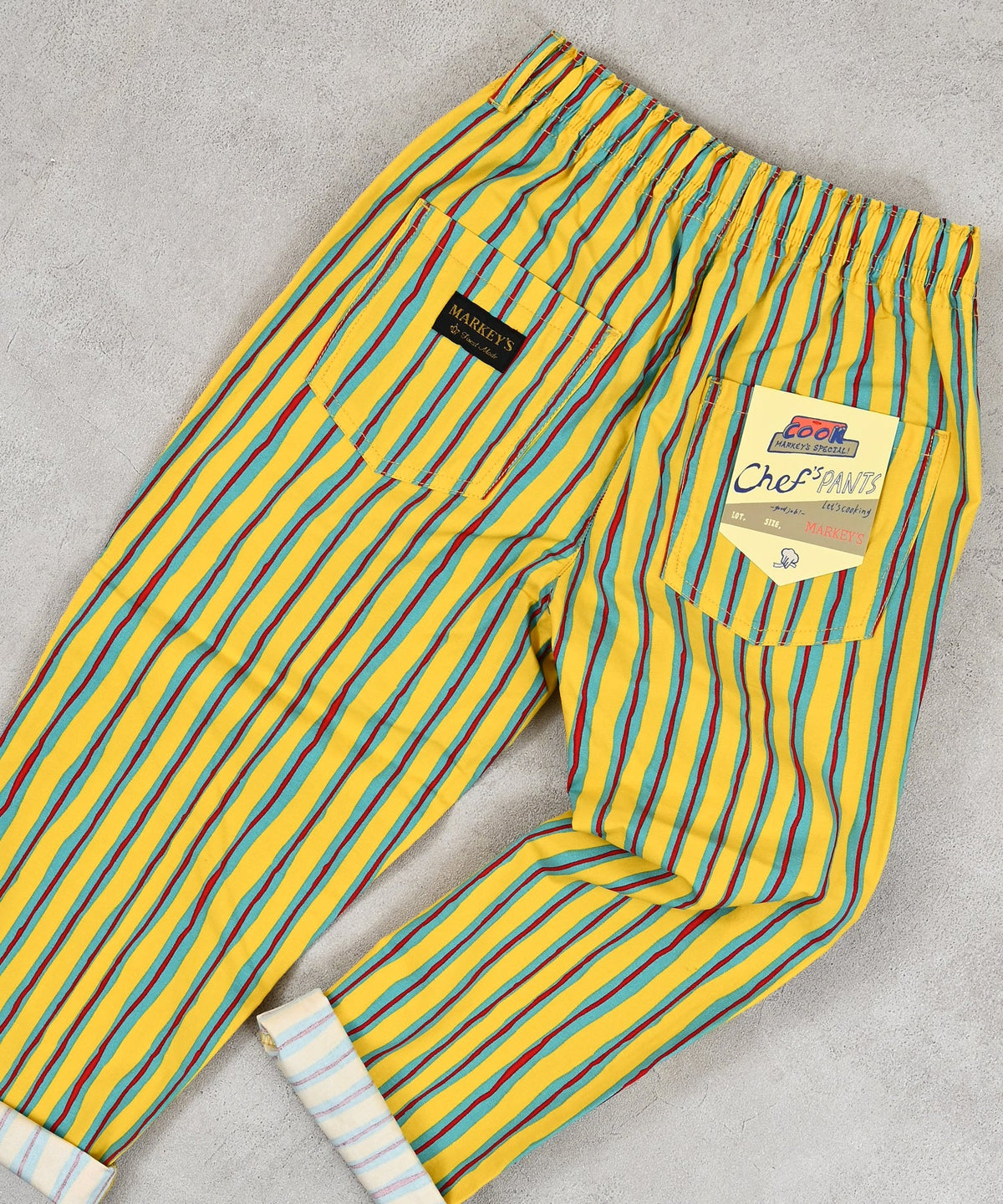Markey's-Chef Pants Yellow Print
