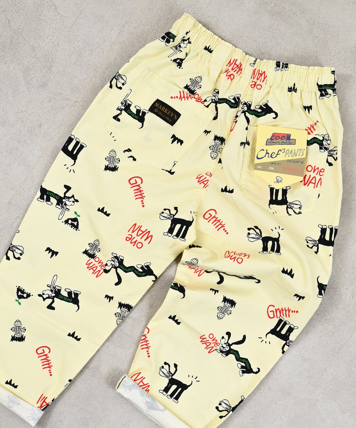Markey's-Chef Pants Off White Print