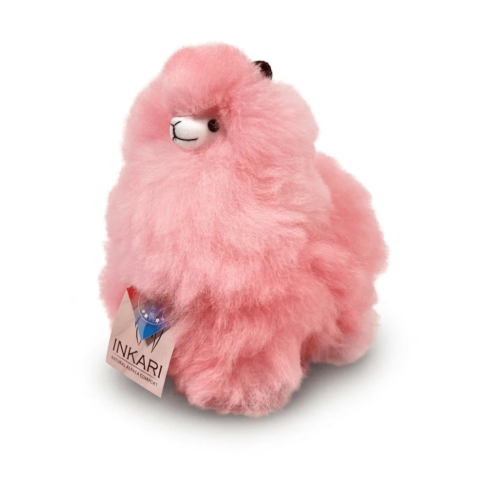 Inkari-Rainbows Alpaca Toy Small 23cm Cotton Candy