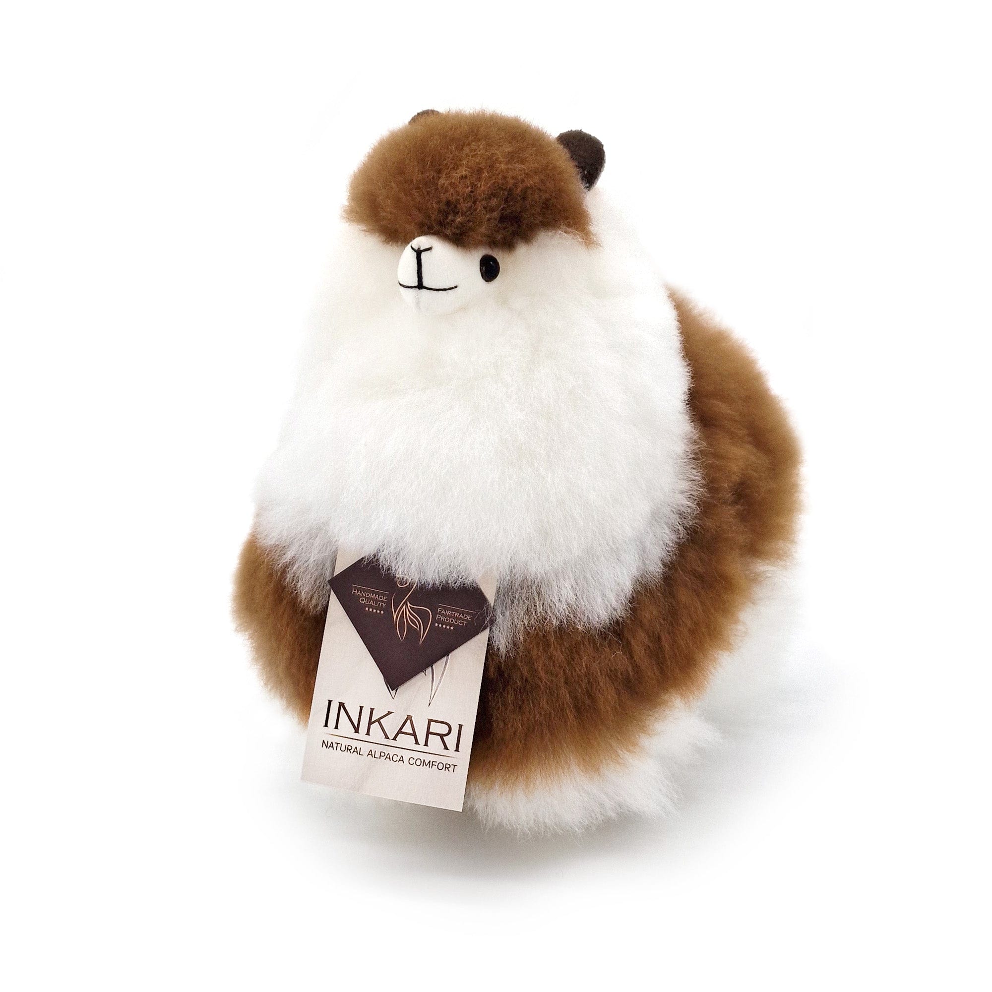 Inkari-Naturals-Alpaca Toy Mini Macchiato