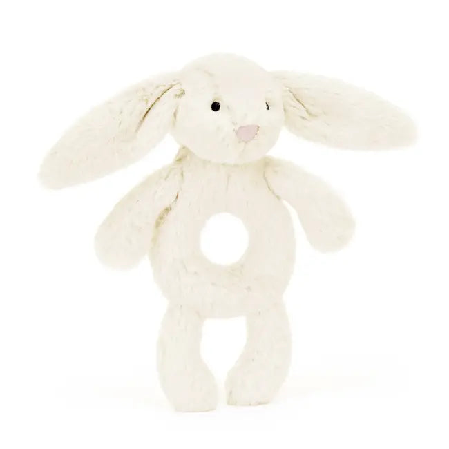 Bashful Cream Bunny Ring Rattle