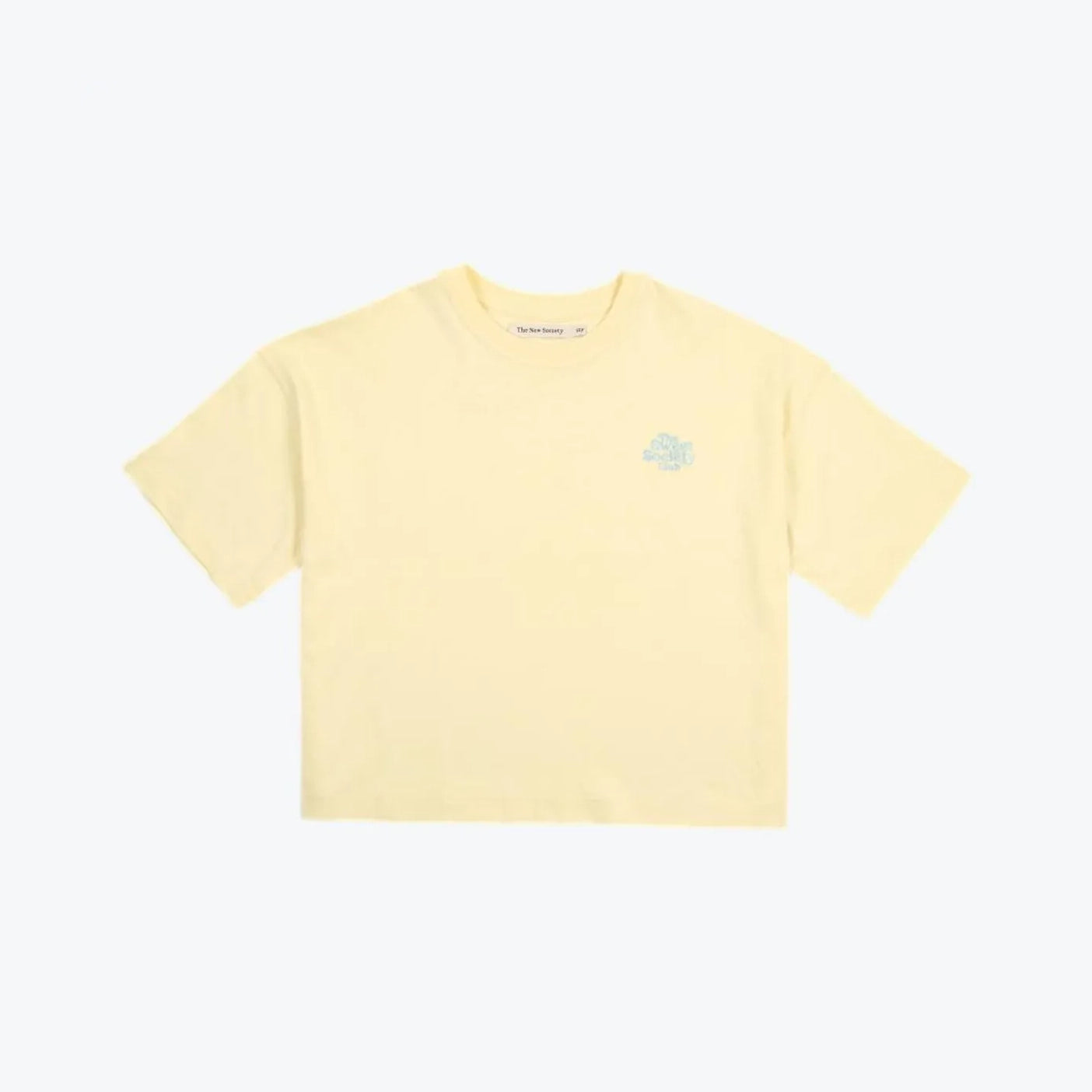 The New Society-Girls Salvia Teen T-Shirt  Soft Lemon