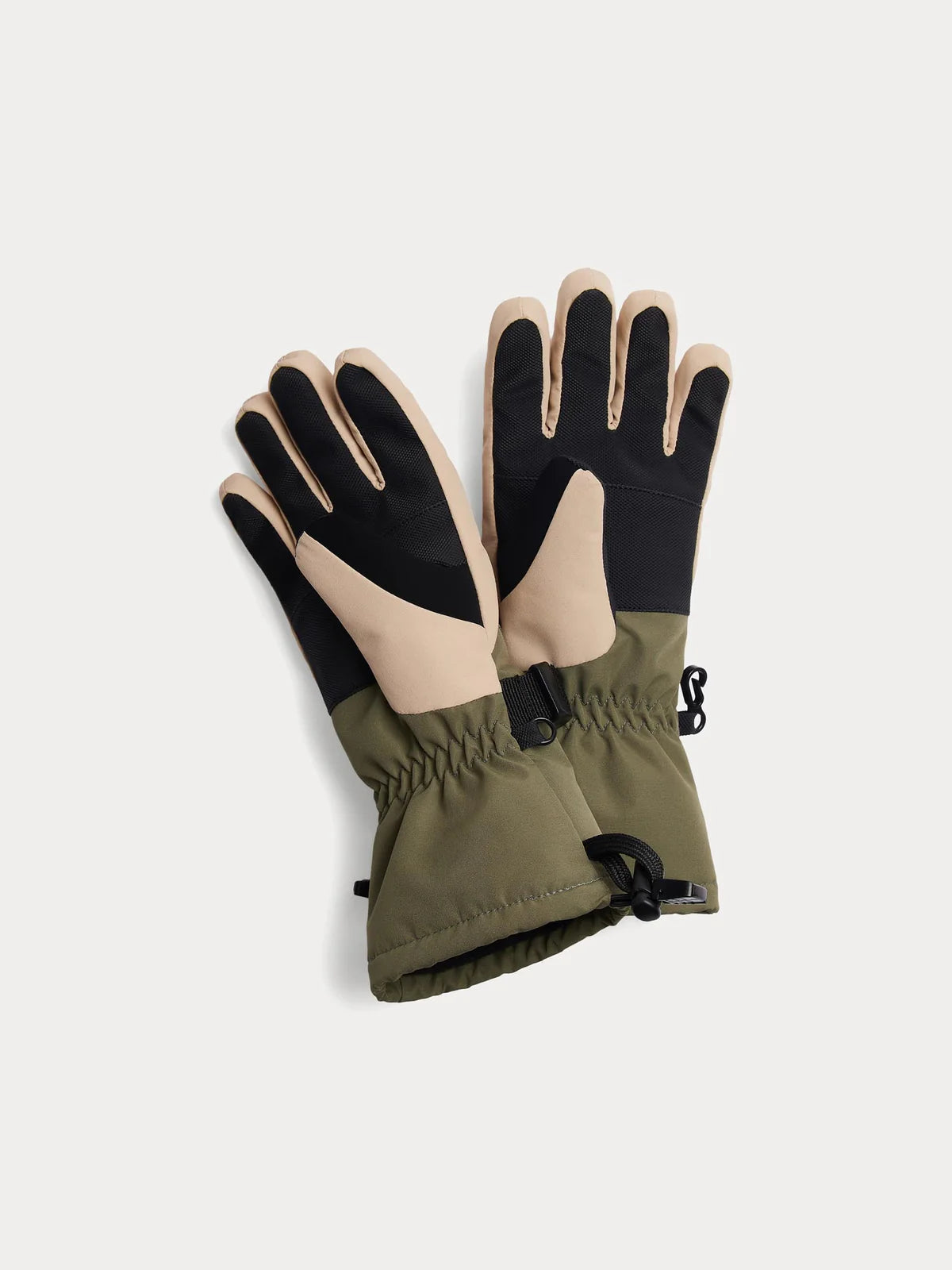 Didi dark brown ski gloves