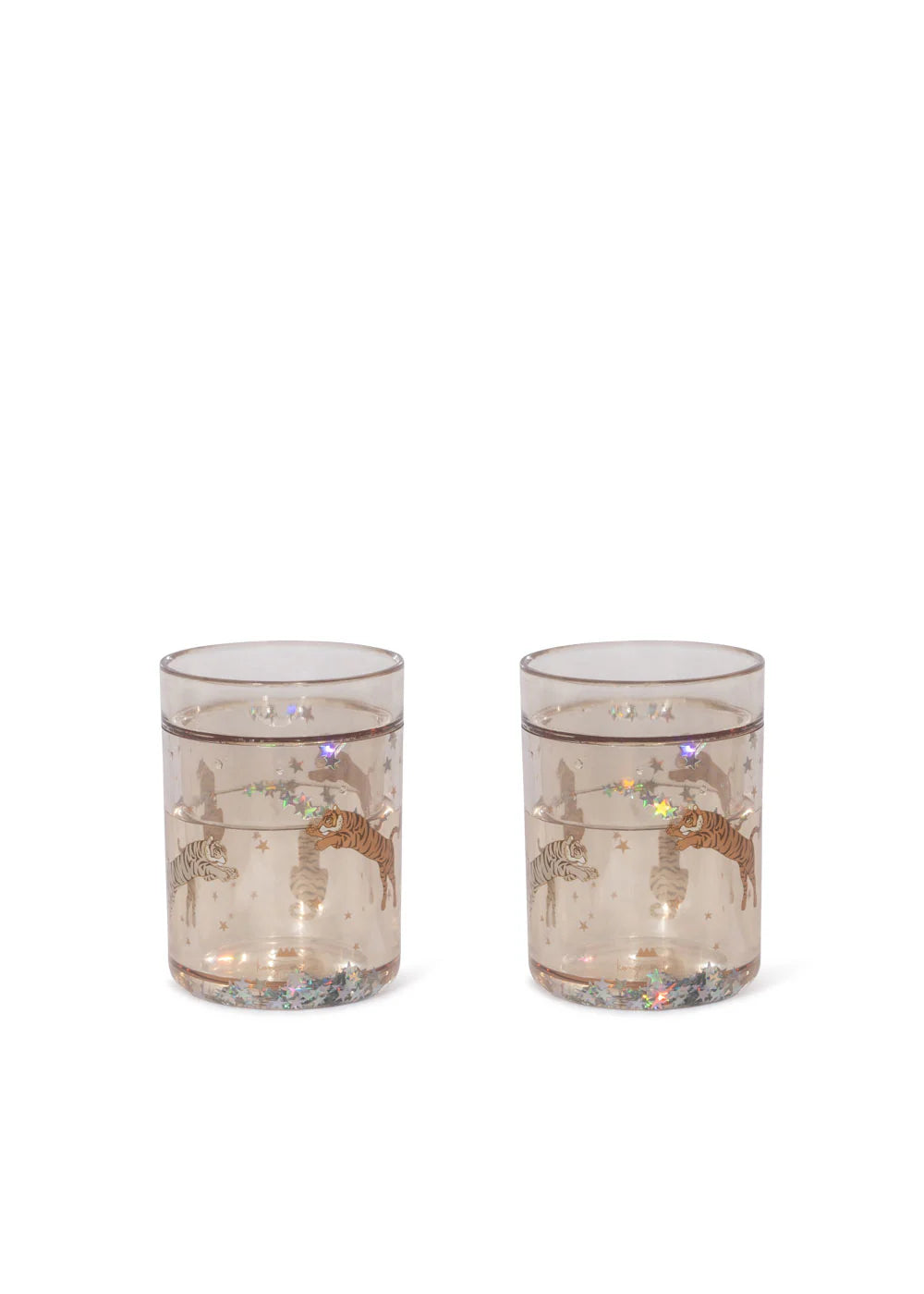 2 PACK GLITTER CUPS - ROAR