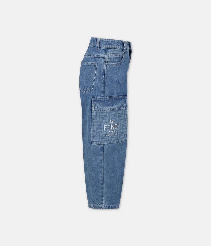 DENIM PANTS WITH FF DETAILED POCKET