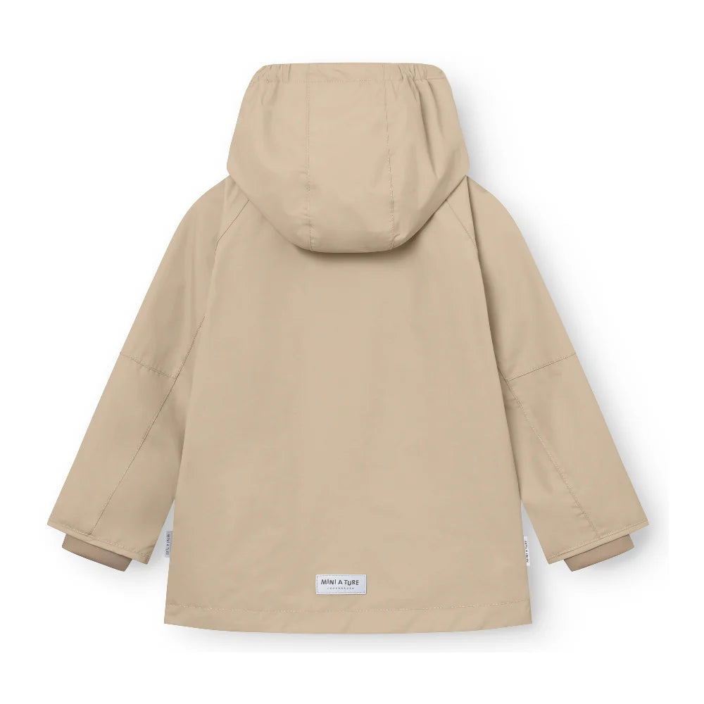 Mini A Ture-Khaki Print Logo Jacket