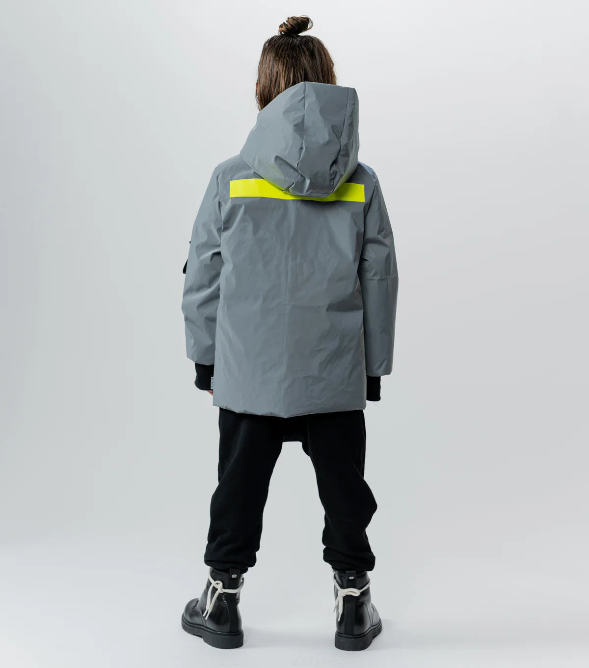 REFLECTIVE DOWN JACKET LUNAR GREY