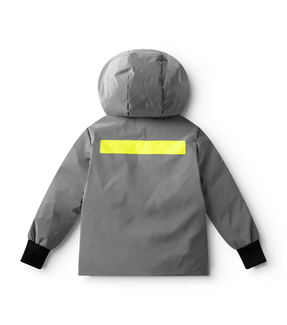 REFLECTIVE DOWN JACKET LUNAR GREY