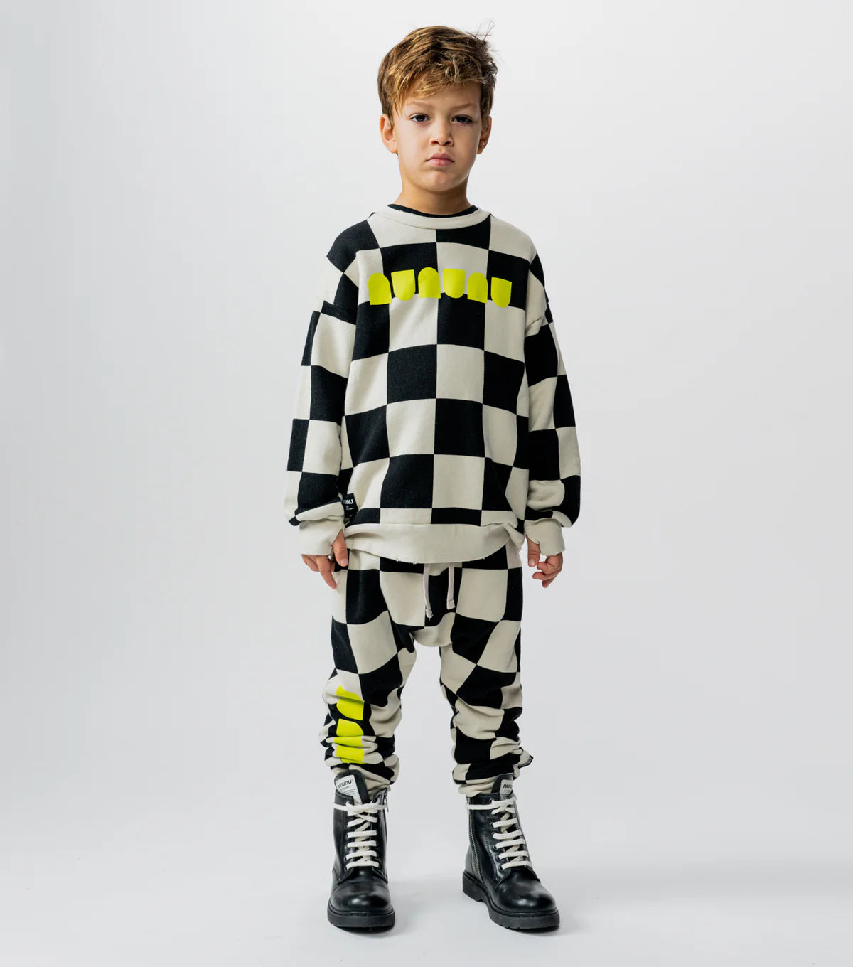 CHECKMATE BAGGY PANTS SMOKEY NATURAL